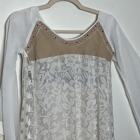 T19 Handmade DIY Afghan Maxi Dress with bell sleeves - Picture 3 of 16